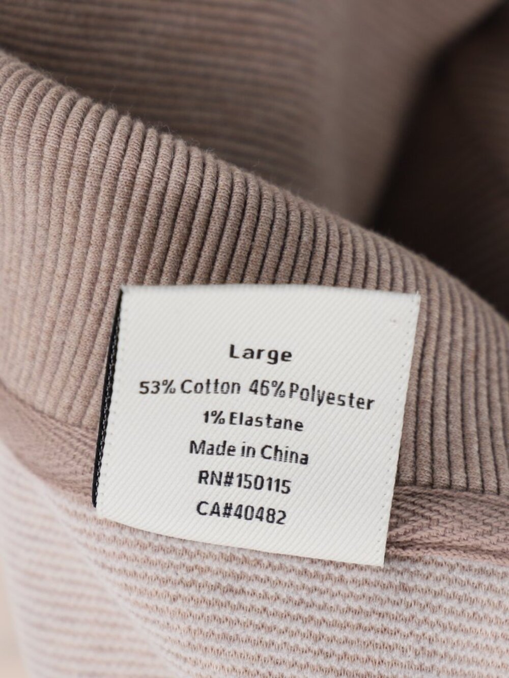 VARLEY Ells Ottoman Rib Oversized Zip Through Jacket in Taupe Beige Size L - Picture 6 of 9